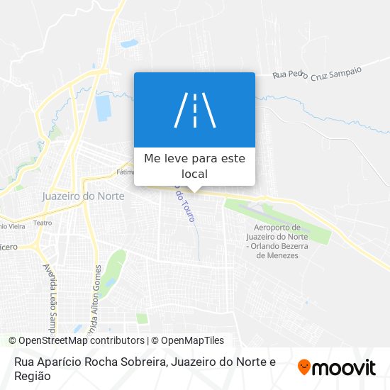 Rua Aparício Rocha Sobreira mapa