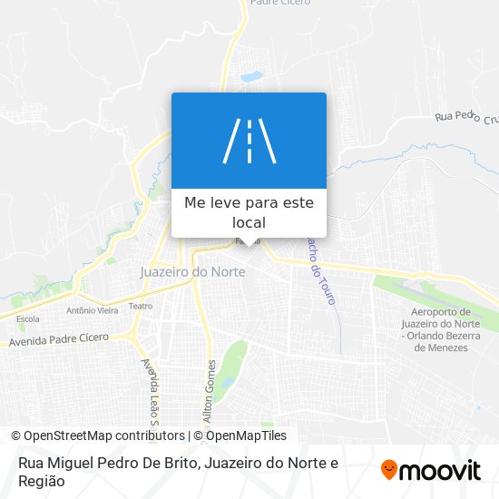 Rua Miguel Pedro De Brito mapa