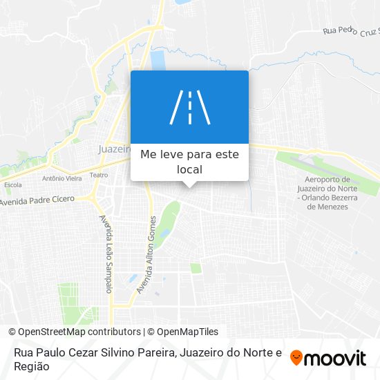 Rua Paulo Cezar Silvino Pareira mapa