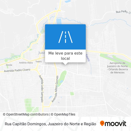 Rua Capitão Domingos mapa