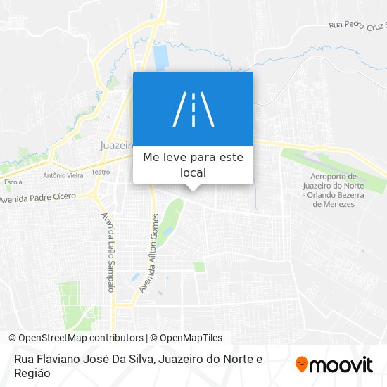 Rua Flaviano José Da Silva mapa