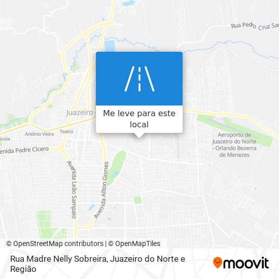 Rua Madre Nelly Sobreira mapa