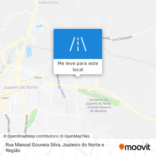 Rua Manoel Gouveia Silva mapa