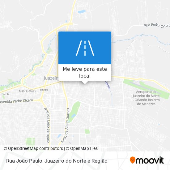Rua João Paulo mapa