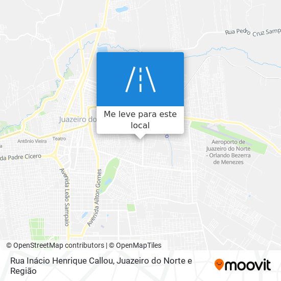 Rua Inácio Henrique Callou mapa