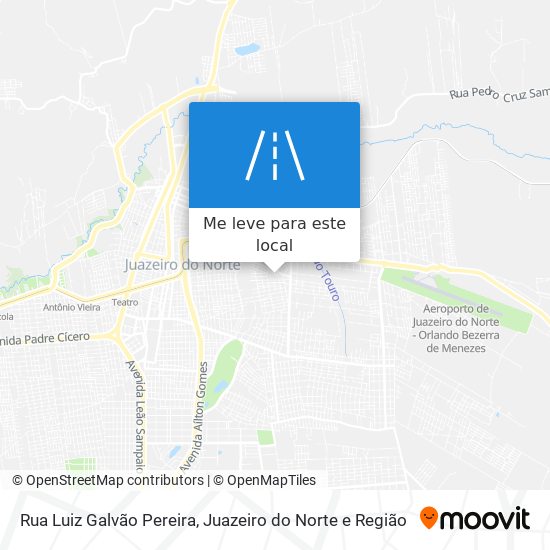 Rua Luiz Galvão Pereira mapa