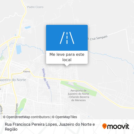 Rua Francisca Pereira Lopes mapa