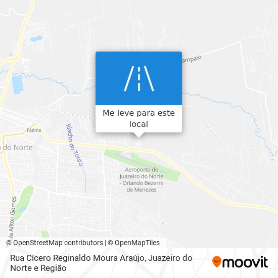 Rua Cícero Reginaldo Moura Araújo mapa