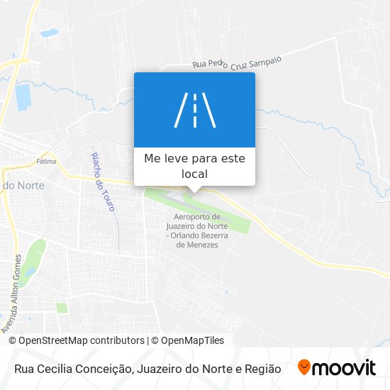 Rua Cecilia Conceição mapa