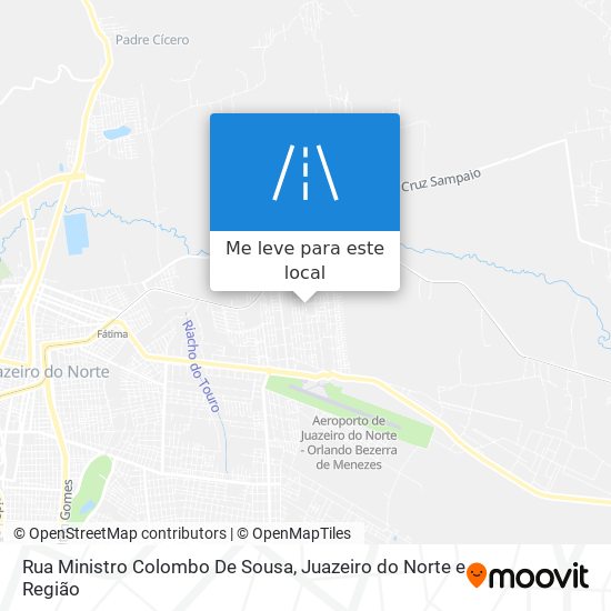 Rua Ministro Colombo De Sousa mapa