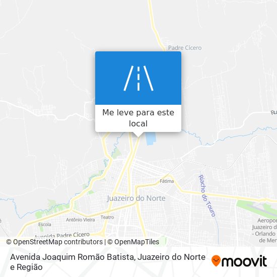 Avenida Joaquim Romão Batista mapa
