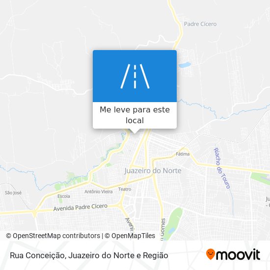 Rua Conceição mapa