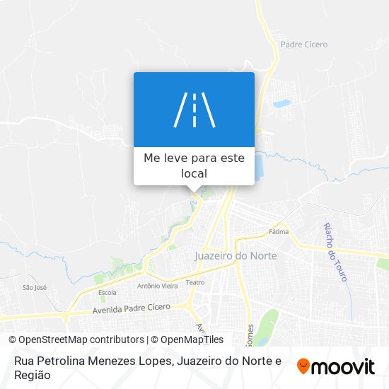 Rua Petrolina Menezes Lopes mapa