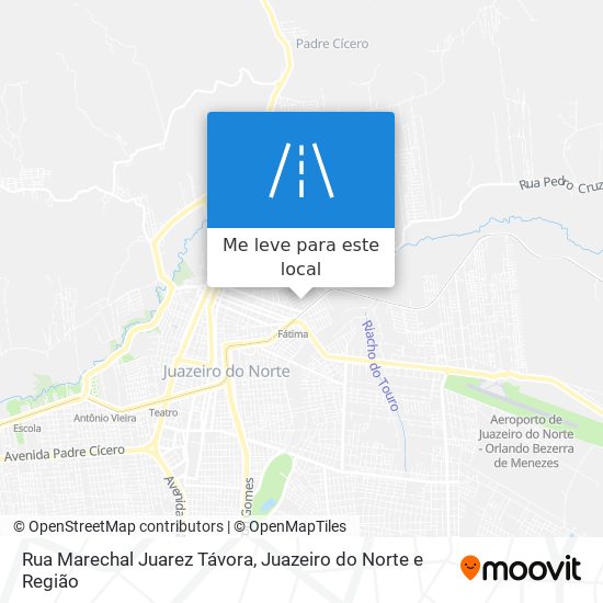 Rua Marechal Juarez Távora mapa