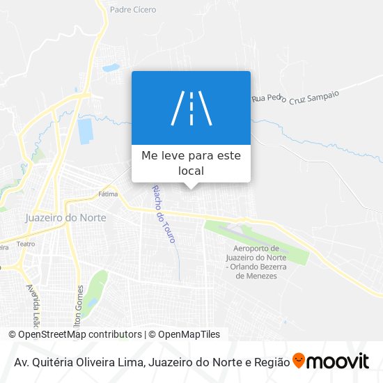 Av. Quitéria Oliveira Lima mapa