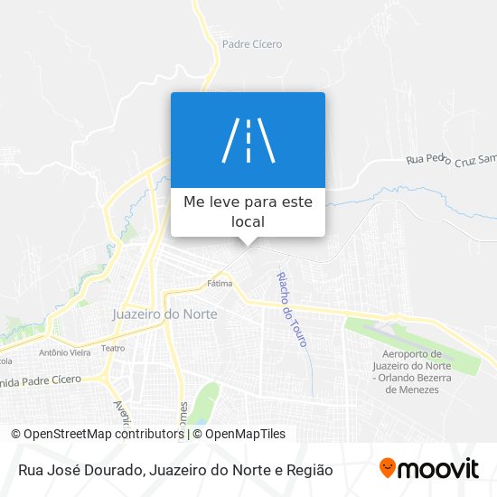 Rua José Dourado mapa