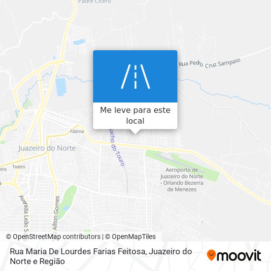 Rua Maria De Lourdes Farias Feitosa mapa