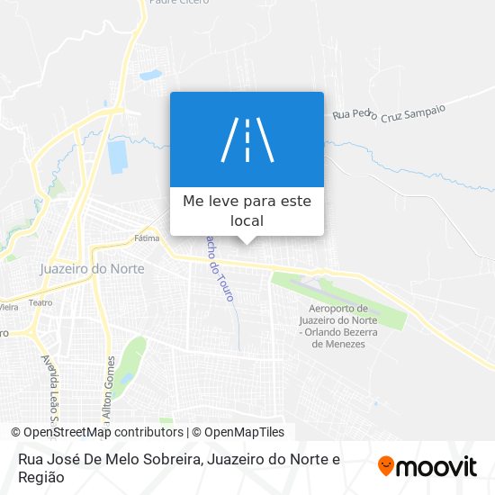Rua José De Melo Sobreira mapa