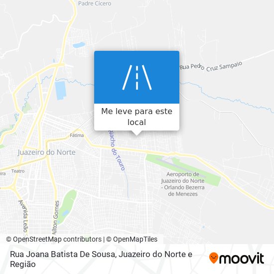 Rua Joana Batista De Sousa mapa