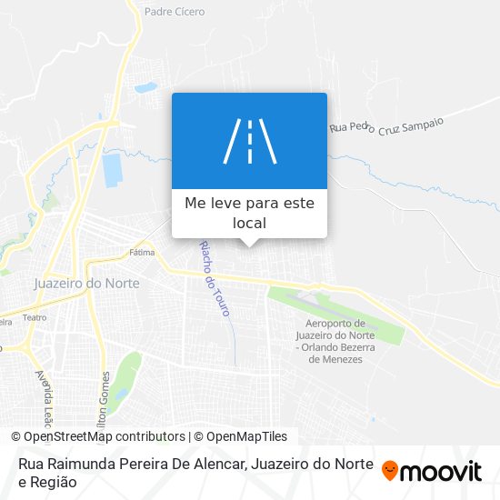 Rua Raimunda Pereira De Alencar mapa