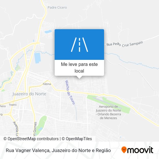 Rua Vagner Valença mapa