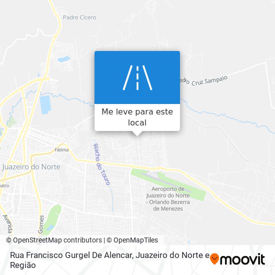 Rua Francisco Gurgel De Alencar mapa