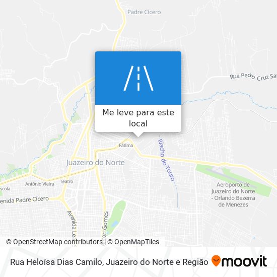 Rua Heloísa Dias Camilo mapa