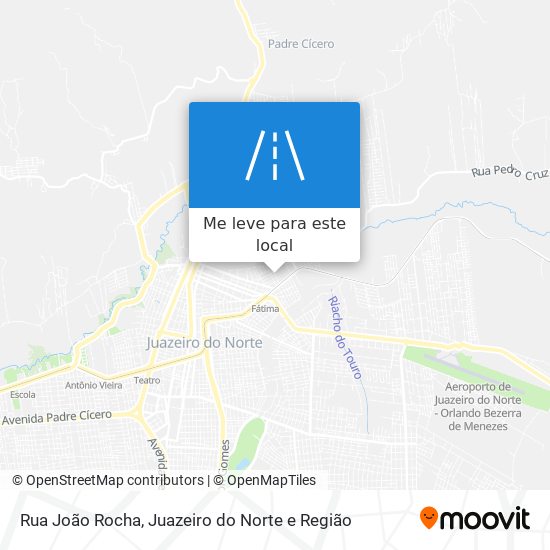 Rua João Rocha mapa