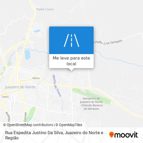 Rua Espedita Justino Da Silva mapa