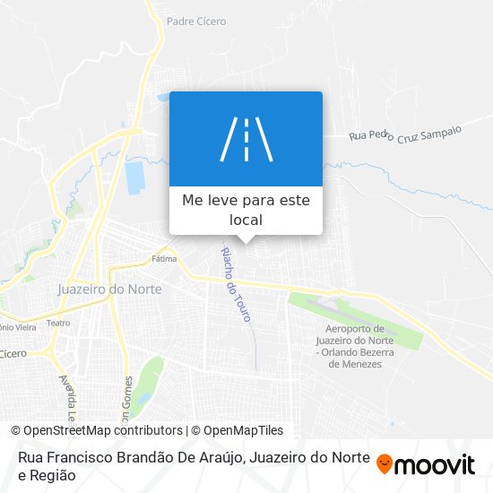 Rua Francisco Brandão De Araújo mapa
