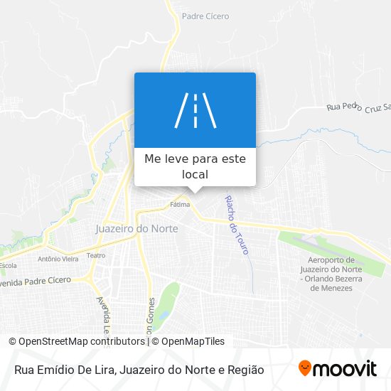 Rua Emídio De Lira mapa
