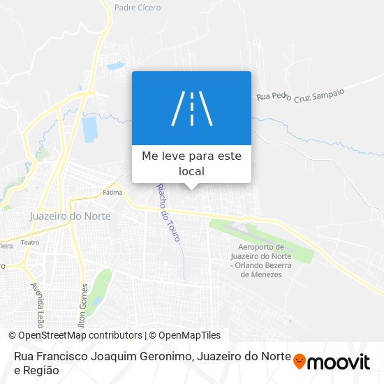 Rua Francisco Joaquim Geronimo mapa
