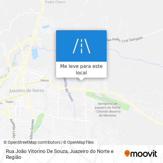 Rua João Vitorino De Souza mapa