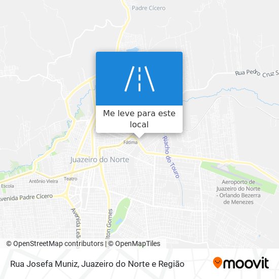 Rua Josefa Muniz mapa