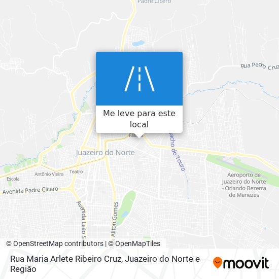 Rua Maria Arlete Ribeiro Cruz mapa