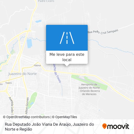 Rua Deputado João Viana De Araújo mapa