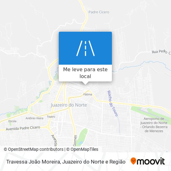 Travessa João Moreira mapa