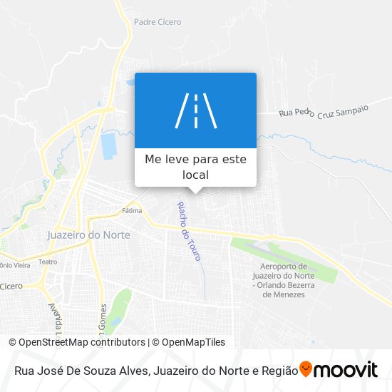 Rua José De Souza Alves mapa