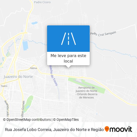 Rua Josefa Lobo Correia mapa