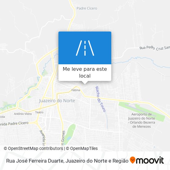 Rua José Ferreira Duarte mapa