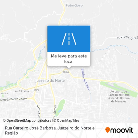Rua Carteiro José Barbosa mapa