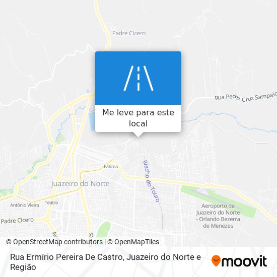 Rua Ermírio Pereira De Castro mapa