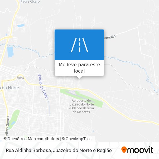 Rua Aldinha Barbosa mapa