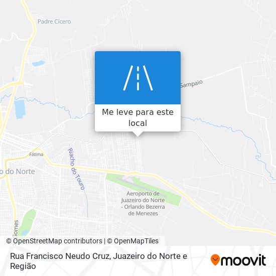 Rua Francisco Neudo Cruz mapa