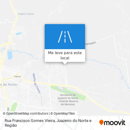 Rua Francisco Gomes Vieira mapa