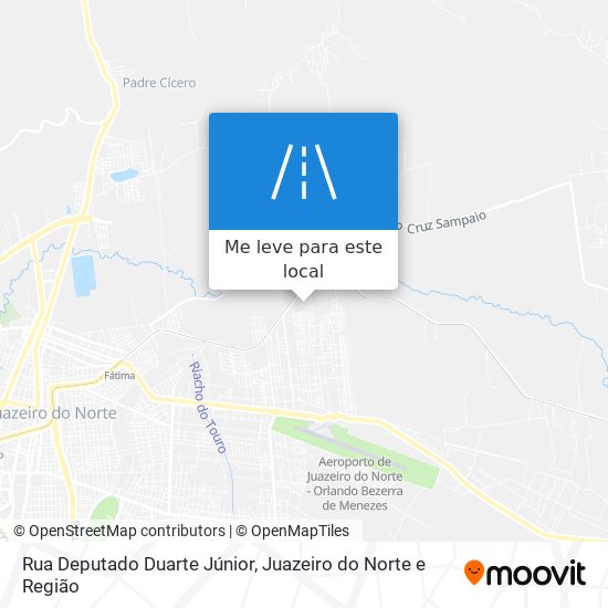 Rua Deputado Duarte Júnior mapa