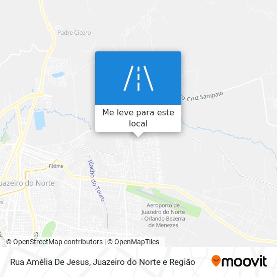 Rua Amélia De Jesus mapa