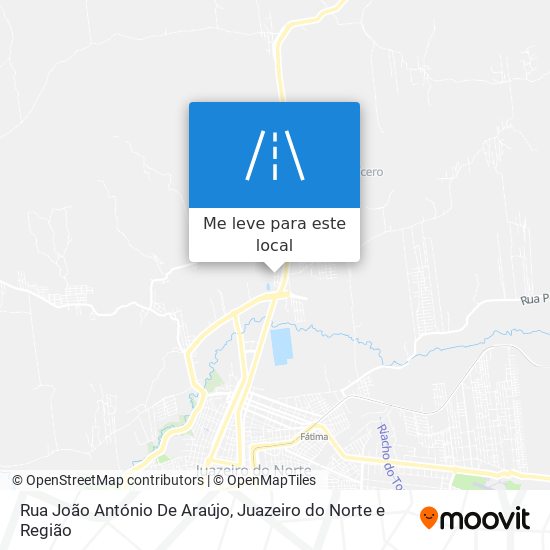 Rua João António De Araújo mapa
