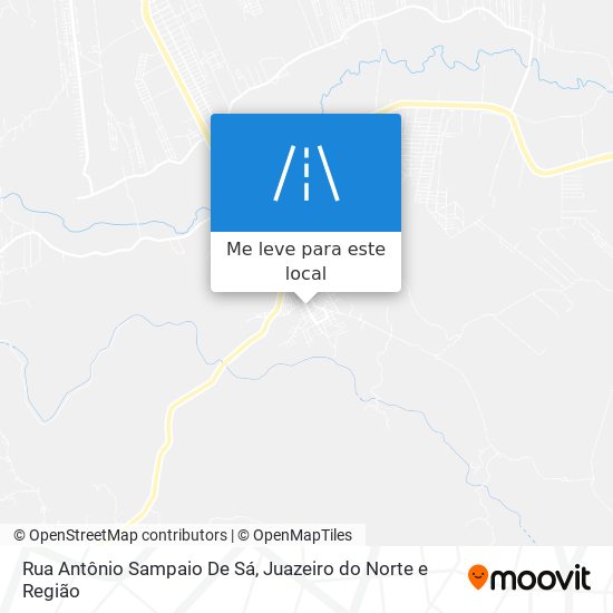 Rua Antônio Sampaio De Sá mapa
