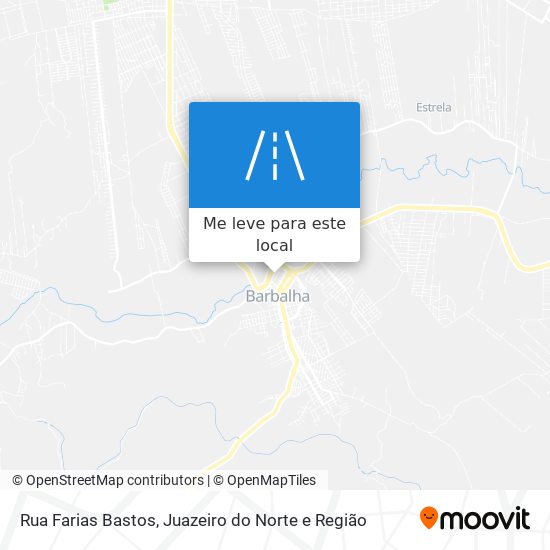 Rua Farias Bastos mapa
